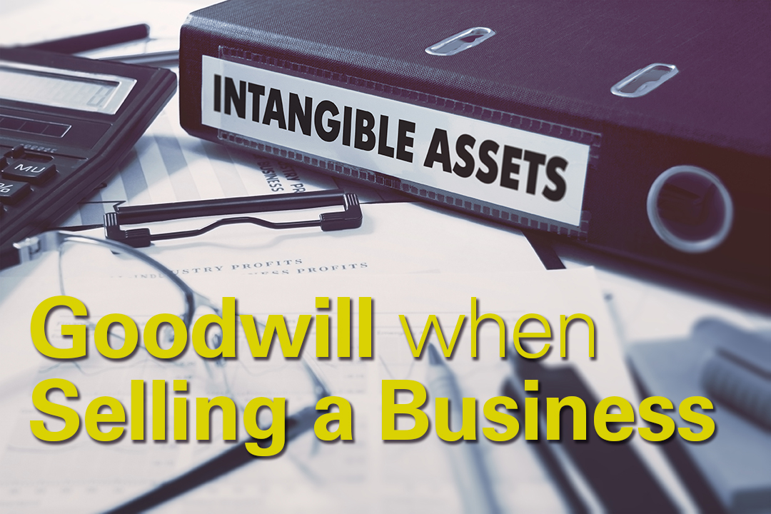 Goodwill when selling a business.