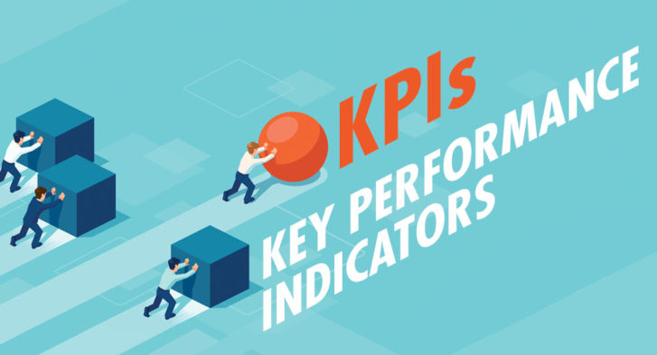 KPI-Key Performance Indicators business-people-pushing-blocks-vs-pushing-sphere