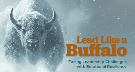 Header Art for Lead Like a Buffalo_ Facing Leadership Challenges with Emotional Resilience