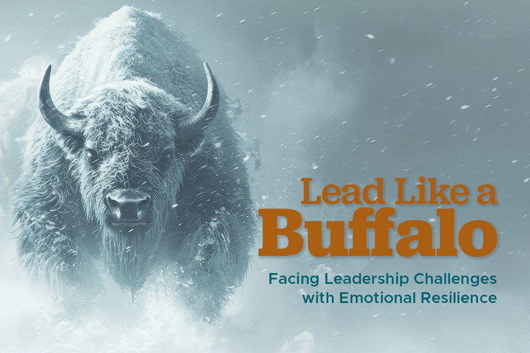 Header Art for Lead Like a Buffalo_ Facing Leadership Challenges with Emotional Resilience